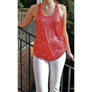 NWOT Express sequin tank